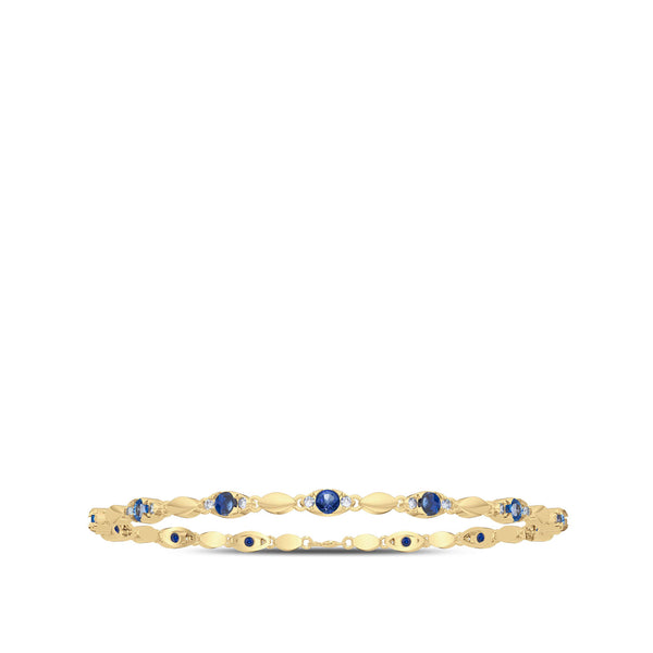Bixlers Bixler 1785 Classics Diamond Straight Line Bracelet In 14K White Gold