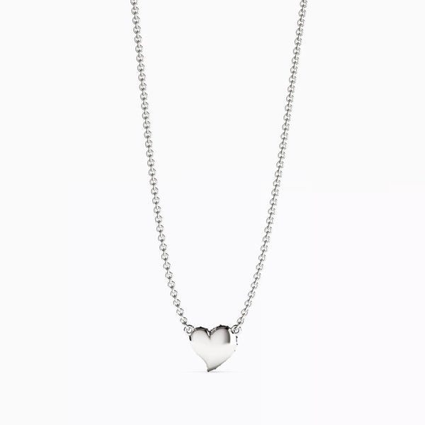 Bixlers Pure Love Diamond Heart Necklace in Gold