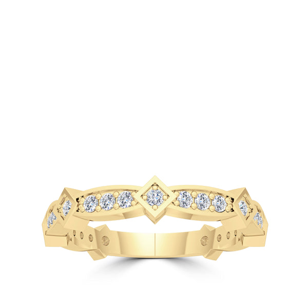 Bixlers Bixler 1785 Classics Diamond Ring In 14K Yellow Gold 7